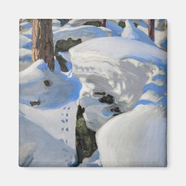 Imán Akseli Gallen-Kallela - Lair of the Lynx (Frente)