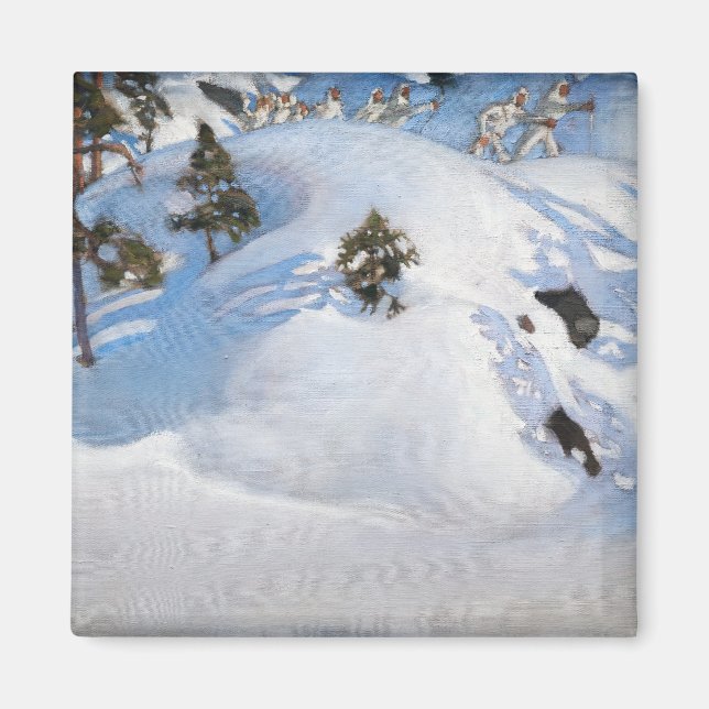 Imán Akseli Gallen-Kallela - Visión de febrero (Frente)