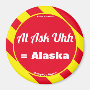 Imán Al Ask Uhh Red/Yellow Magnet