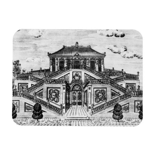 Imán Al este del Palacio de la Calle del Mar, Ga (Horizontal)