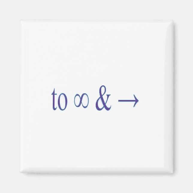 Imán Al infinito y más allá (Frente)