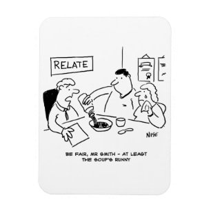 Imán Al menos la sopa está racha