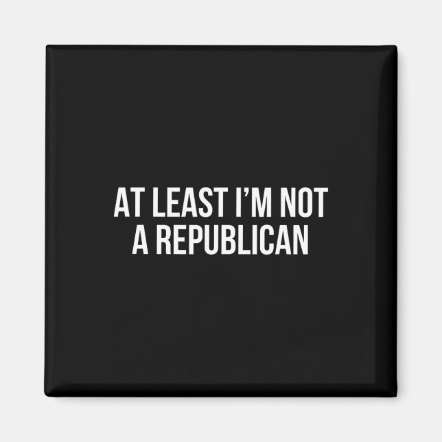Imán Al menos no soy republicano 10  (Frente)