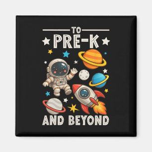 Imán Al Pre-k Y Más Allá Astronauta Divertido De Vuelta