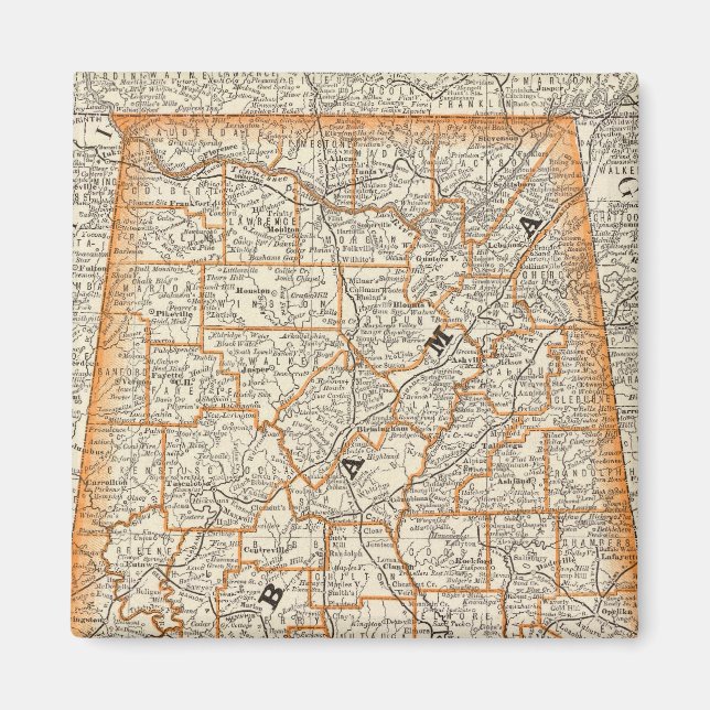 Imán Alabama 4 (Frente)