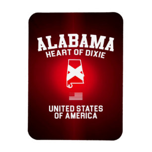 Imán Alabama Corazón de Dixie