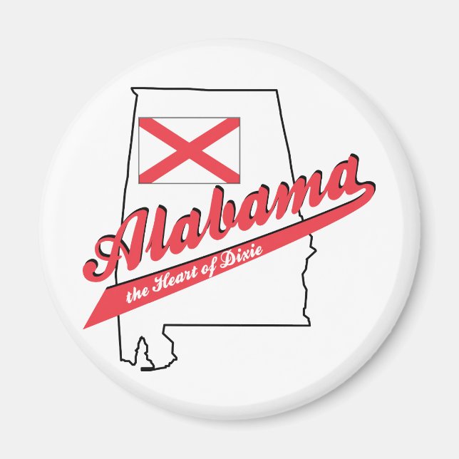 Imán Alabama - El corazón de Dixie (Frente)