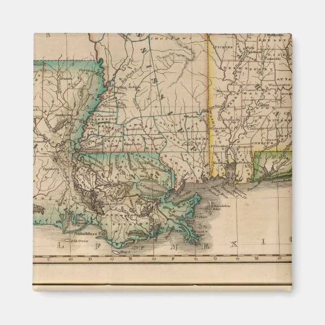 Imán Alabama, Misisipi, Luisiana (Frente)