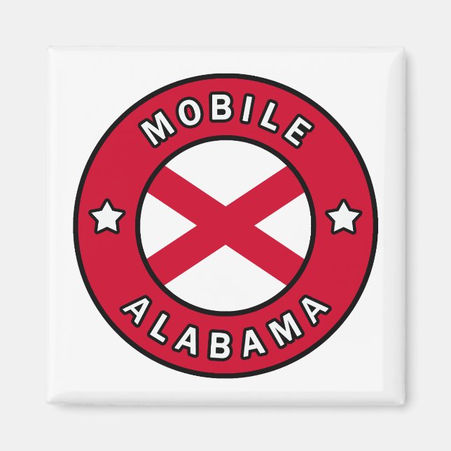 Imán Alabama móvil (Frente)