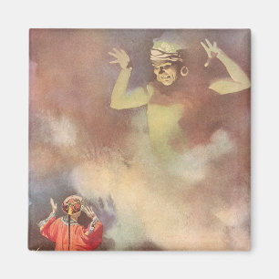 Imán Aladdin vintage y el genio de la lámpara, Godwin