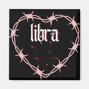 Imán Alambre de púas estético gótico de Libra Constella