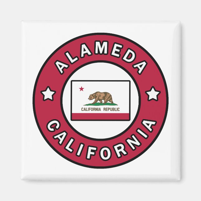 Imán Alameda California (Frente)
