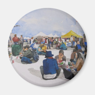 Imán Alameda Pointe antiguo Faire