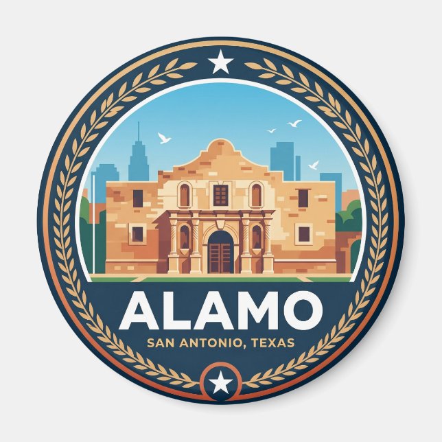 Imán Alamo EE. UU. (Frente)