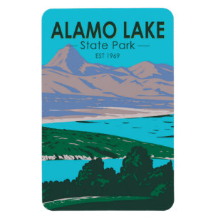 Imán Alamo Lake State Park Arizona Vintage