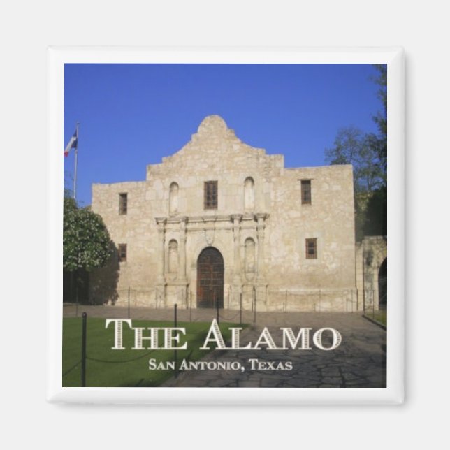 Imán Álamo, San Antonio, Texas (Frente)