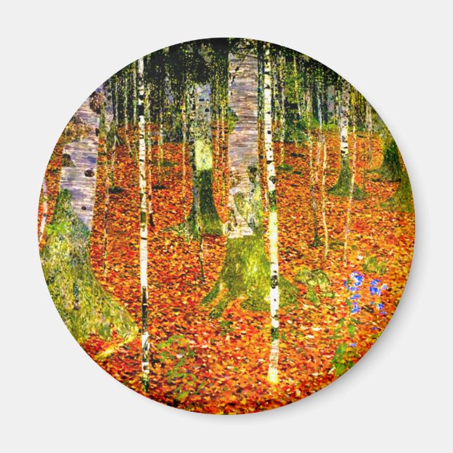 Imán Álamos de Gustav Klimt (Frente)