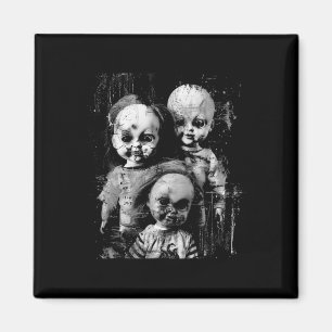 Imán Alarmante muñeca espeluznante Horror Toy Halloween