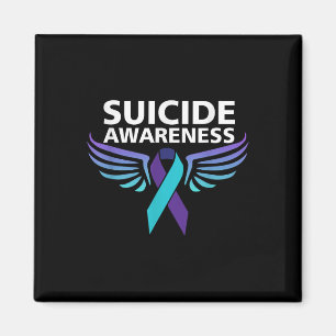 Imán Alas De Camisas De Sensibilización Suicida Y Suici