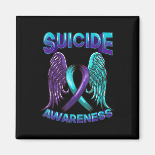 Imán Alas de concientización suicida y prevención del s