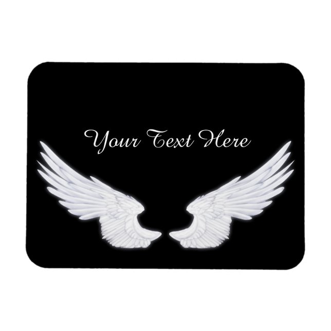 Imán Alas del Ángel Blanco caído (Horizontal)