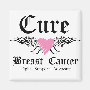 Imán Alas del tatuaje del cáncer de pecho de la