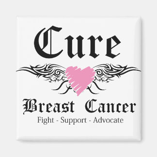 Imán Alas del tatuaje para el cáncer de mama curado