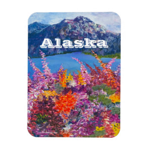 Imán Alaska Fireweed Magnet