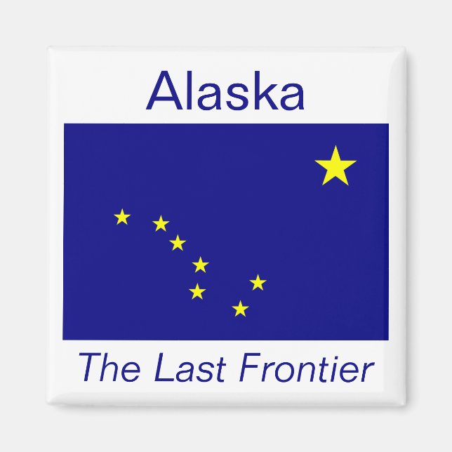 Imán Alaska Flag Magnet (Frente)