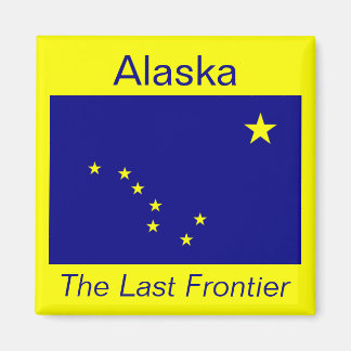 Imán Alaska Flag Magnet