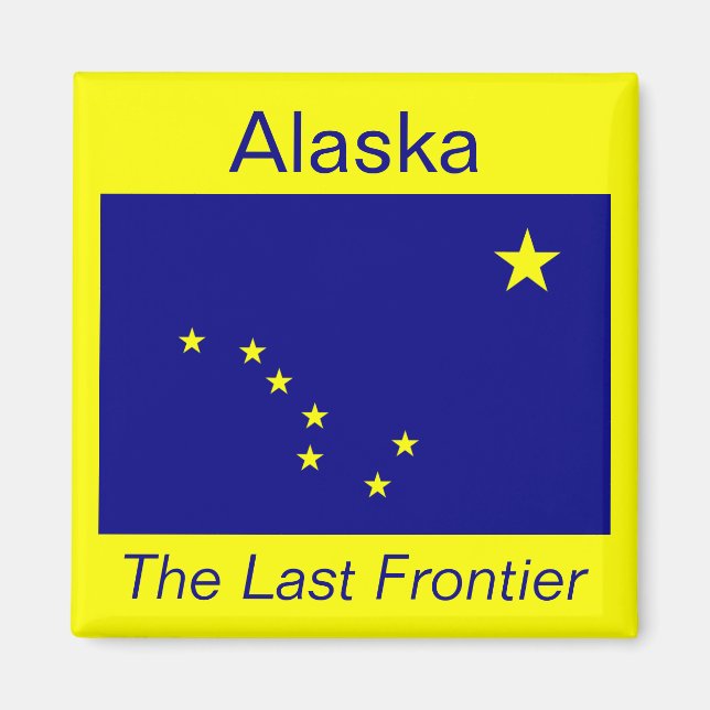 Imán Alaska Flag Magnet (Frente)