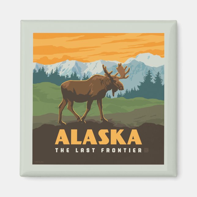 Imán Alaska | Frontier Moose (Frente)