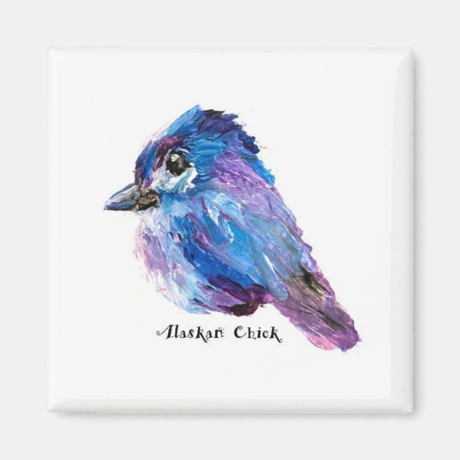 Imán Alaskan Chick Magnet (Frente)