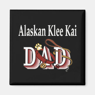 Imán alaskan klee kai dad Magnet