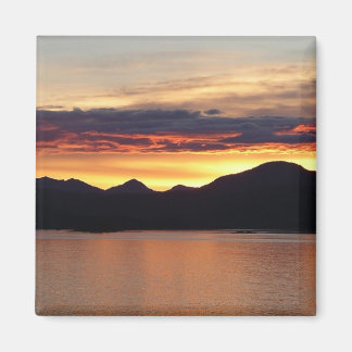 Imán Alaskan Sunset I Beautiful Alaska Photography