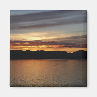 Imán Alaskan Sunset II Hermosa Fotografía de Alaska