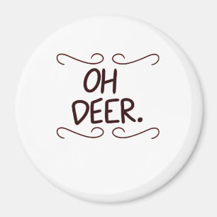 Imán Alastor Oh Deer Diseño de Arte Creativo
