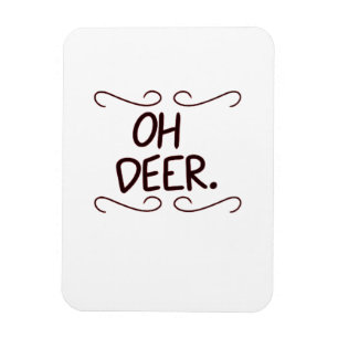 Imán Alastor Oh Deer Diseño de Arte Creativo