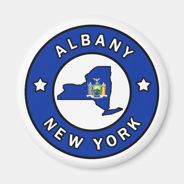Imán Albany New York (Frente)