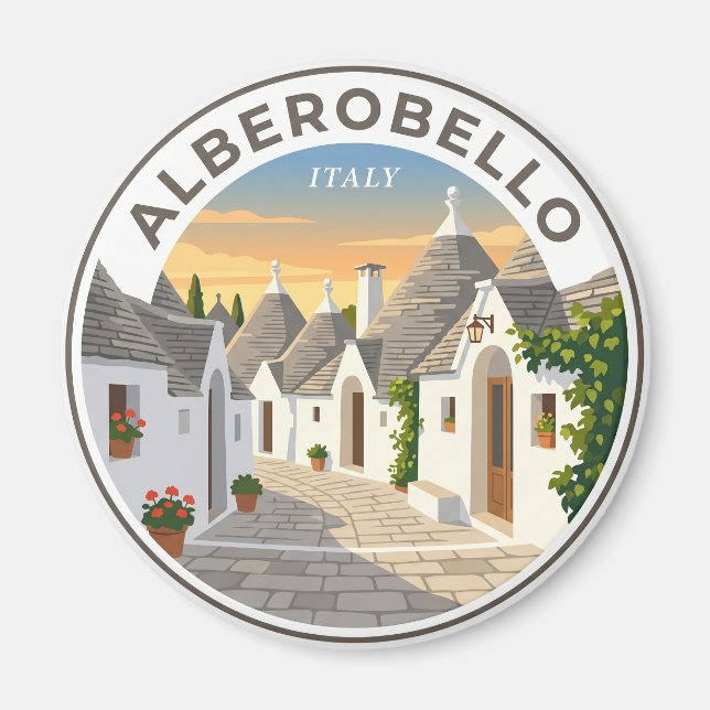 Imán Alberobello Italia (Frente)