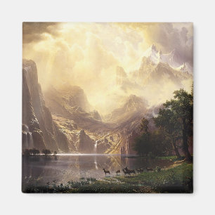 Imán Albert Bierstadt entre las montañas de Sierra Neva