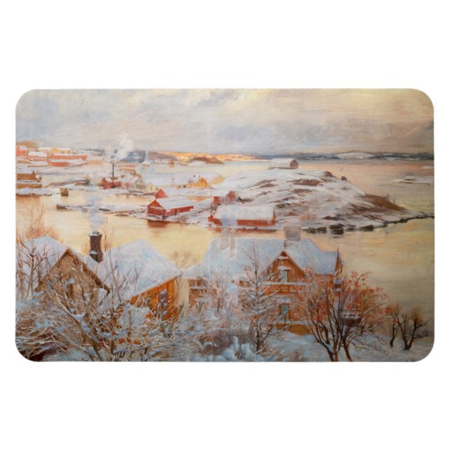 Imán Albert Edelfelt - Diciembre (Horizontal)