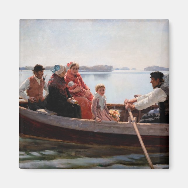 Imán Albert Edelfelt - Ir a la cristiandad (Frente)