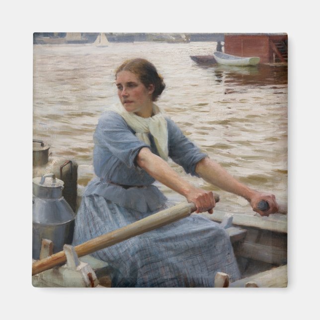 Imán Albert Edelfelt - La Laitiere (Frente)