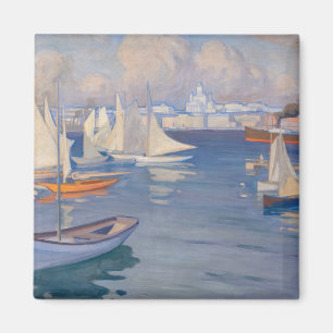 Imán Albert Edelfelt - Puerto de Helsinki