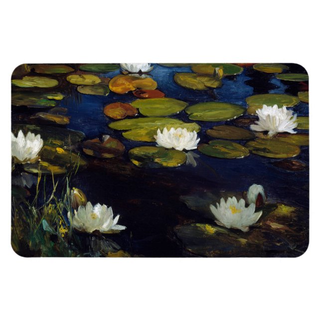 Imán Albert Edelfelt - Water Lilies, Estudio (Horizontal)