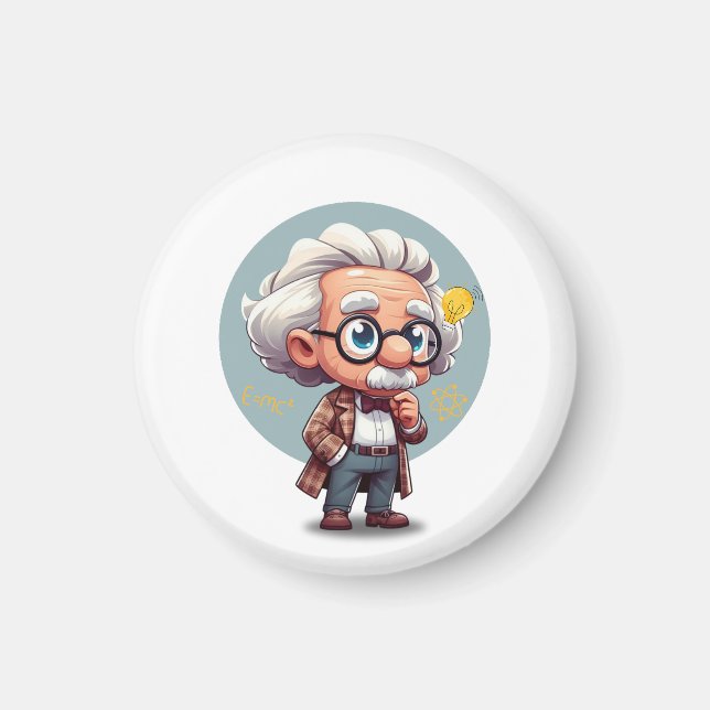 Imán Albert Einstein 2 (Frente)