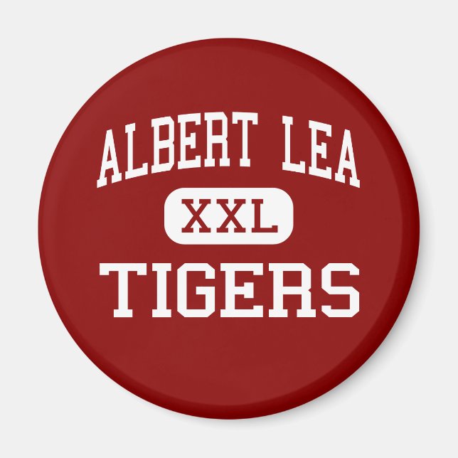 Imán Albert Lea - Tigres - High - Albert Lea Minnesota (Frente)