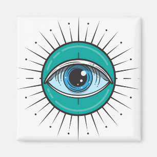 Imán Alborotar el azul de los ojos del mal