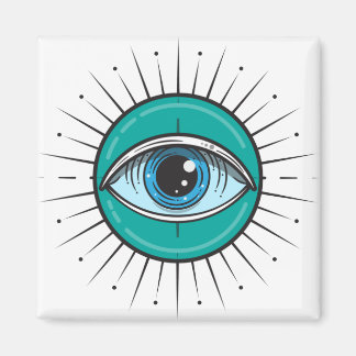 Imán Alborotar el azul de los ojos del mal